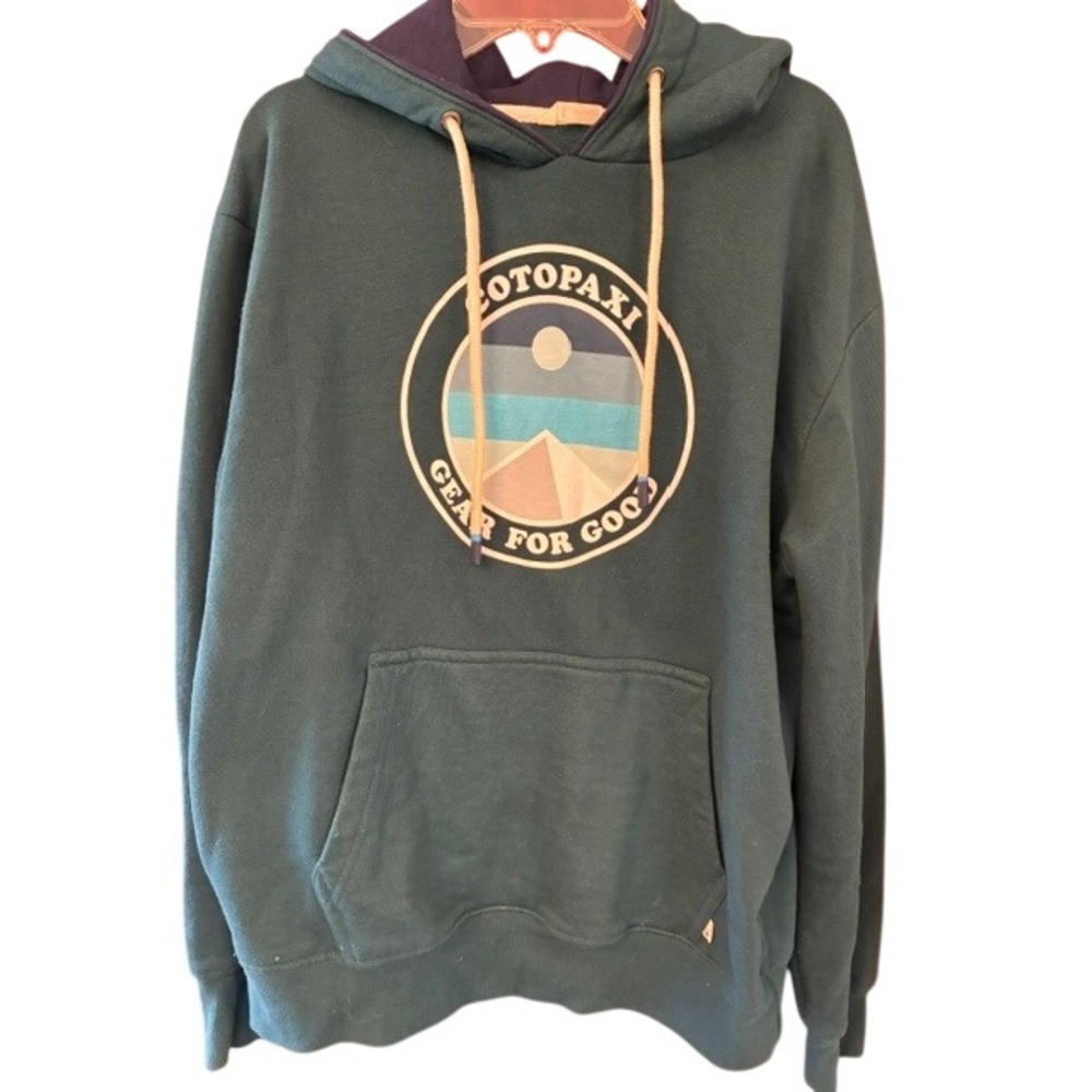 Cotopaxi Hoodie Women S Green Excellent Gear For Good Graphic Pullover Fleece